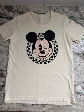 Disney Mickey Mouse Cream Kids Graphic Tee